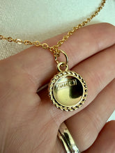 Load image into Gallery viewer, Upcycled Designer Pendant Necklace #154 - Blue
