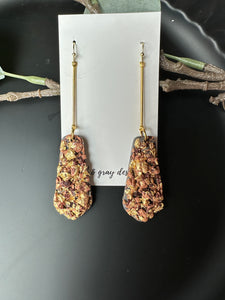 Gemstone Drop Dangle Earrings