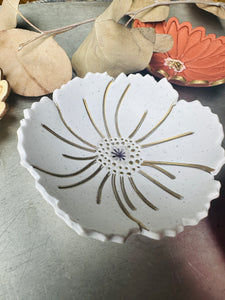 White Blossom Trinket Tray