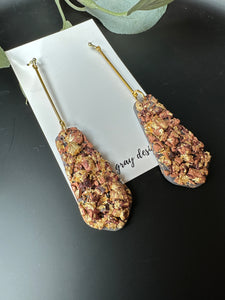 Gemstone Drop Dangle Earrings
