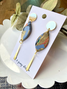 Deep Thinker Dangle Earrings