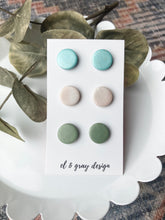 Load image into Gallery viewer, Pearly Pastels Stud (3-Pack)
