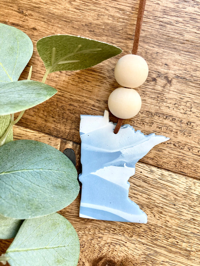 Blue Marbled Minnesota Essential Oils Diffuser