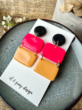 Load image into Gallery viewer, Color Pop V Dangle Earrings
