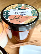 Load image into Gallery viewer, Cinnamon &amp; Amber Soy Candle (Multiple Sizes Available)
