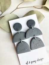 Load image into Gallery viewer, SALE Adele Dangles - Blue Gray
