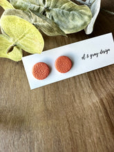 Load image into Gallery viewer, Textured Stud Earrings - Orangecicle
