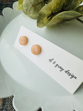 Load image into Gallery viewer, Sweet Tart Stud Earrings - Peach

