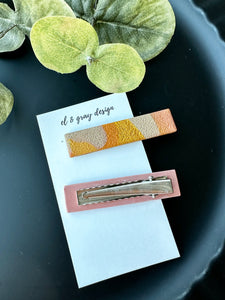 Mojave Rectangle Hair Clips (2 Clip Set)