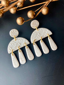 Ivory Maiden Dangle Earrings