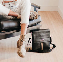 Load image into Gallery viewer, CLEARANCE Dakota Crossbody Bag - Black - Vegan
