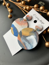 Load image into Gallery viewer, Barbette Circle Dangle Earrings
